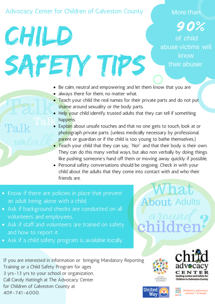 child safety – Advocacy Center for Children of Galveston County